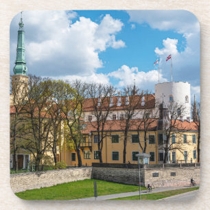 Riga Burg bei Sonnenaufgang in Riga, Lettland Getränkeuntersetzer