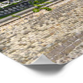 Riga Burg bei Sonnenaufgang in Riga, Lettland Poster (Ecke)