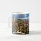 Riga Castle in Riga, Lettland Kaffeetasse (Vorderseite Links)