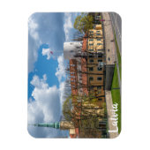 Riga Castle in Riga, Lettland Magnet (Vertikal)