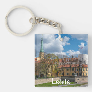 Riga Castle in Riga, Lettland Schlüsselanhänger