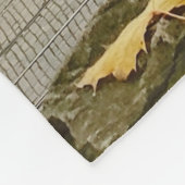 Riga im Herbst Fleecedecke (Ecke)