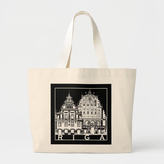 Riga Jumbo Stoffbeutel (Vorne)