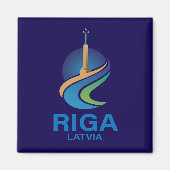 Riga Latvia Magnet (Vorne)