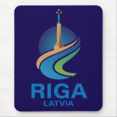 Riga Latvia Mousepad (Vorne)