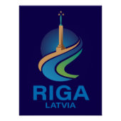 Riga Latvia Poster (Vorderseite)