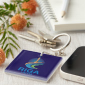 Riga Latvia Schlüsselanhänger (Vorderseite rechts)