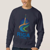 Riga Latvia Sweatshirt (Vorderseite)