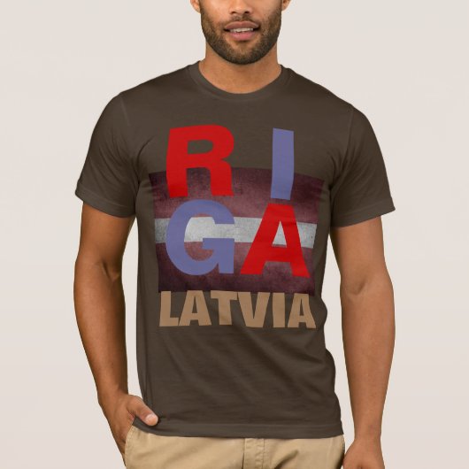 RIGA LATVIA T-Shirt (Vorderseite)