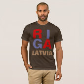 RIGA LATVIA T-Shirt (Vorne ganz)