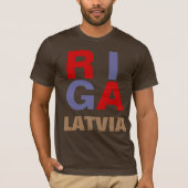 RIGA LATVIA T-Shirt (Vorderseite)