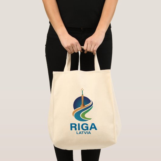 Riga Latvia Tragetasche (Vorderseite (Produkt))