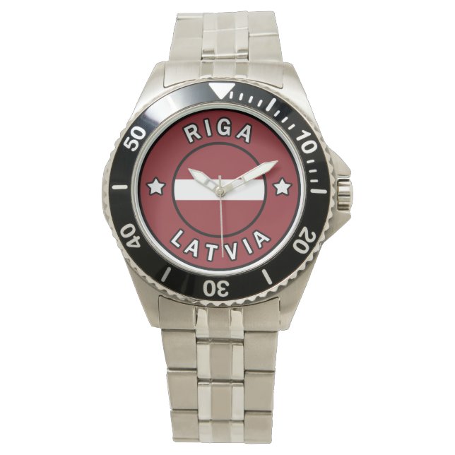 Riga Lettland Armbanduhr (Vorderseite)