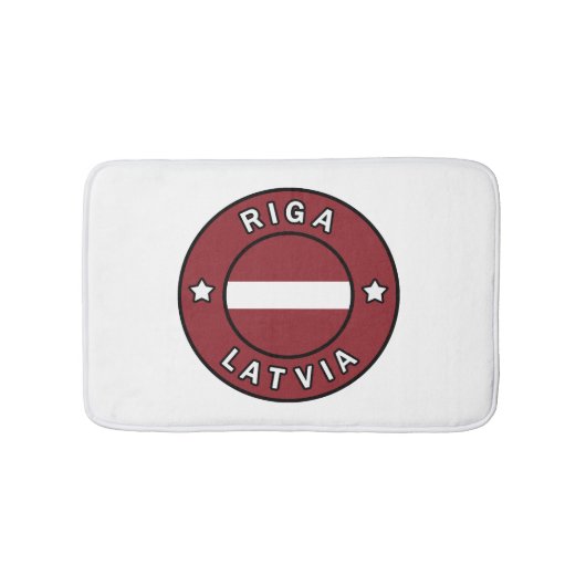 Riga Lettland Badematte (Vorderseite)