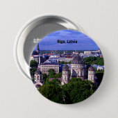 Riga, Lettland, Button (Vorne & Hinten)