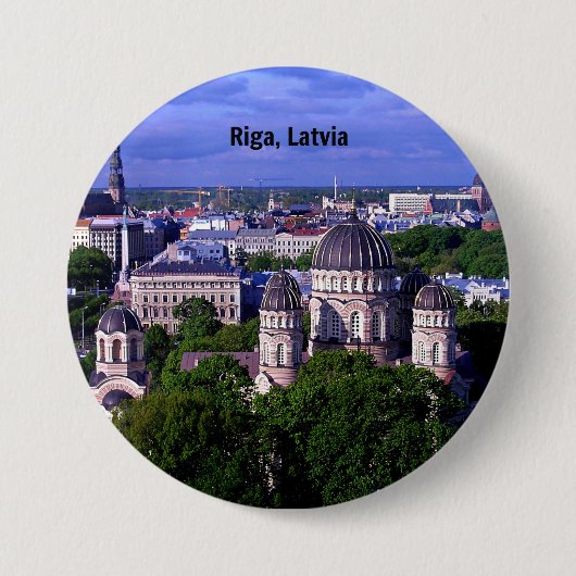 Riga, Lettland, Button (Vorderseite)