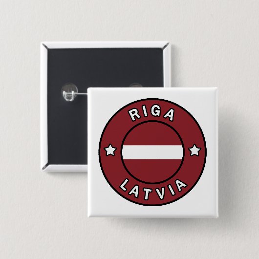 Riga Lettland Button (Vorne & Hinten)
