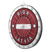 Riga Lettland Dartscheibe (Vorderseite rechts)