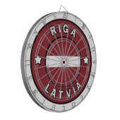 Riga Lettland Dartscheibe (Vorderseite Links)
