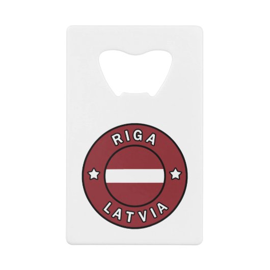 Riga Lettland Geldbeutel Flaschenöffner (Vorderseite)