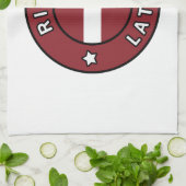 Riga Lettland Geschirrtuch (Gefaltet)