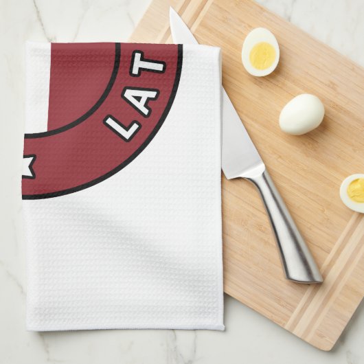 Riga Lettland Geschirrtuch (Viertel Falte)