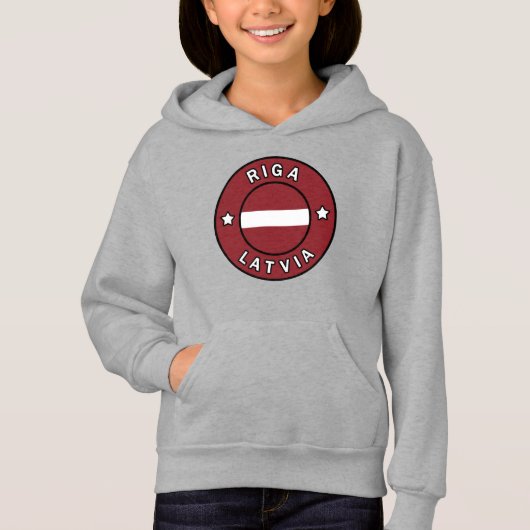 Riga Lettland Hoodie (Vorderseite)