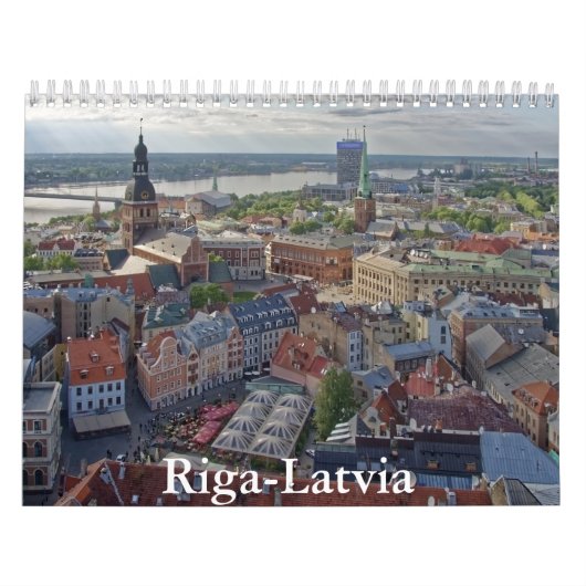 Riga-Lettland-Kalender Kalender (Titelbild)
