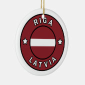 Riga Lettland Keramik Ornament (Rechts)