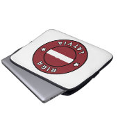 Riga Lettland Laptopschutzhülle (Vorne Knopf)