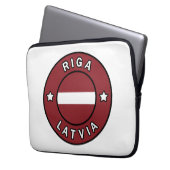 Riga Lettland Laptopschutzhülle (Vorderseite Links)