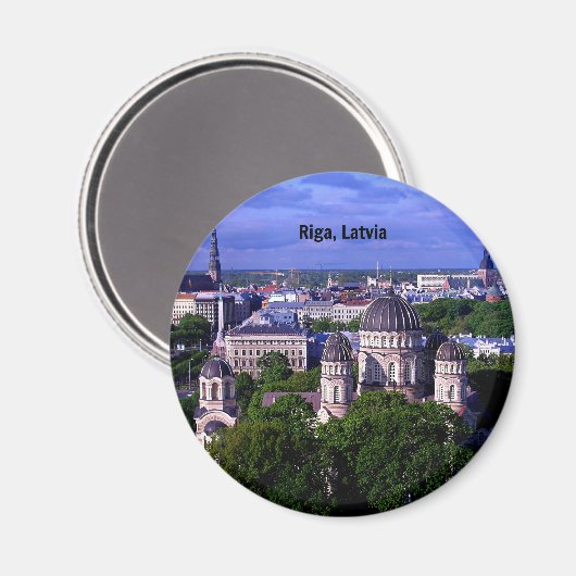 Riga, Lettland Magnet (Vorderseite/Rückseite)