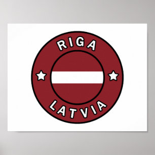 Riga Lettland Poster