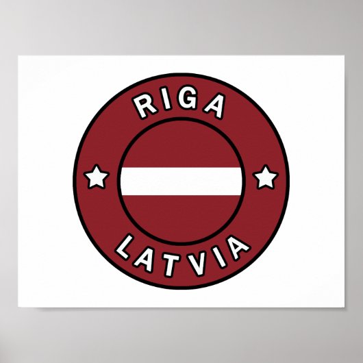 Riga Lettland Poster (Vorne)