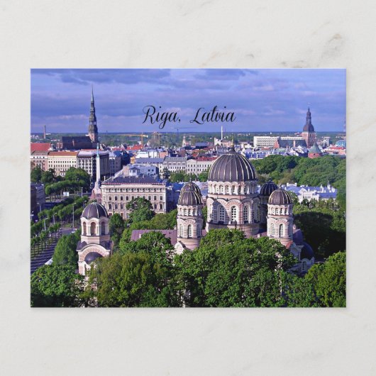 Riga, Lettland Postkarte (Vorderseite)