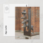 Riga Lettland Postkarte (Vorne/Hinten)