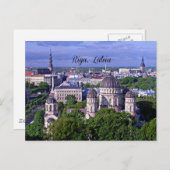 Riga, Lettland Postkarte (Vorne/Hinten)