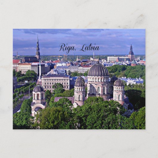 Riga, Lettland Postkarte (Vorderseite)