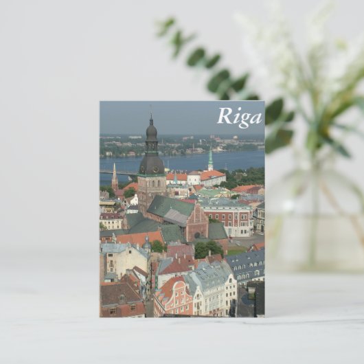 Riga, Lettland Postkarte (Stehend Vorderseite)