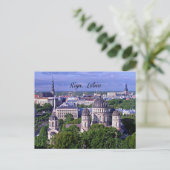 Riga, Lettland Postkarte (Stehend Vorderseite)
