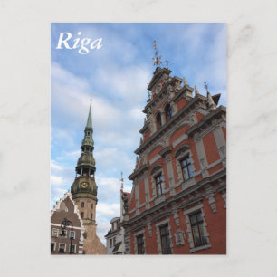 Riga, Lettland Postkarte