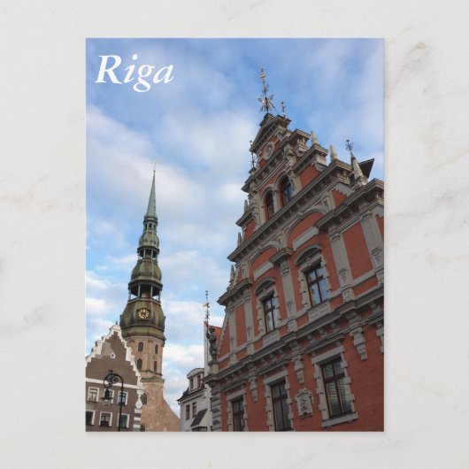 Riga, Lettland Postkarte (Vorderseite)