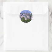Riga, Lettland Runder Aufkleber (Tasche)