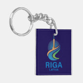 Riga Lettland Schlüsselanhänger (Vorderseite links)