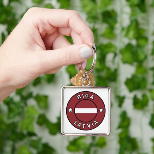 Riga Lettland Schlüsselanhänger (Hand)