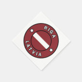 Riga Lettland Serviette (Ecke)