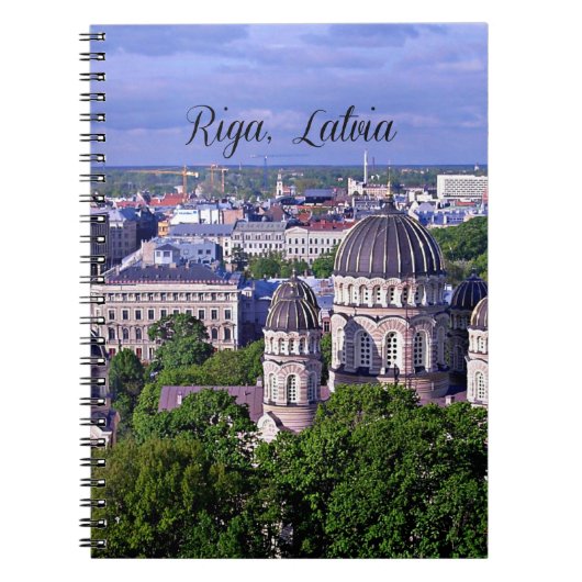 Riga, Lettland Stadtansicht Notizblock (Vorderseite)