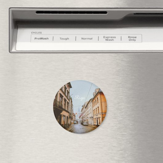 Riga, Lettland, Stadtbild Magnet (In Situ (Geschirrspüler))