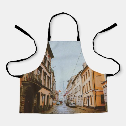 Riga, Lettland, Stadtbild Schürze (Vorderseite)