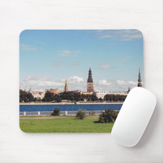 Riga (Panoramablick) Mousepad (Mit Mouse)